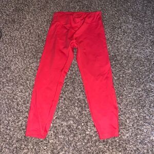 Outdoor voices red leggings, size M.